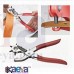 OkaeYa Leather Belt Hole Punch Plier Eyelet Puncher Revolve Card Bag Setter Tool Watchband Strap Household